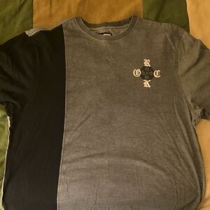 Rock Revival Gray & Black Logo Tee